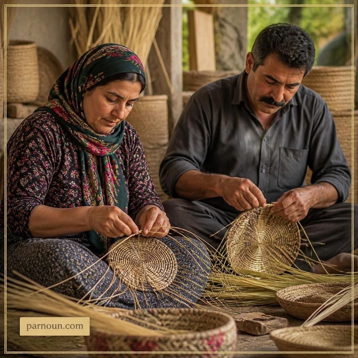 صنایع دستی حصیری شمال