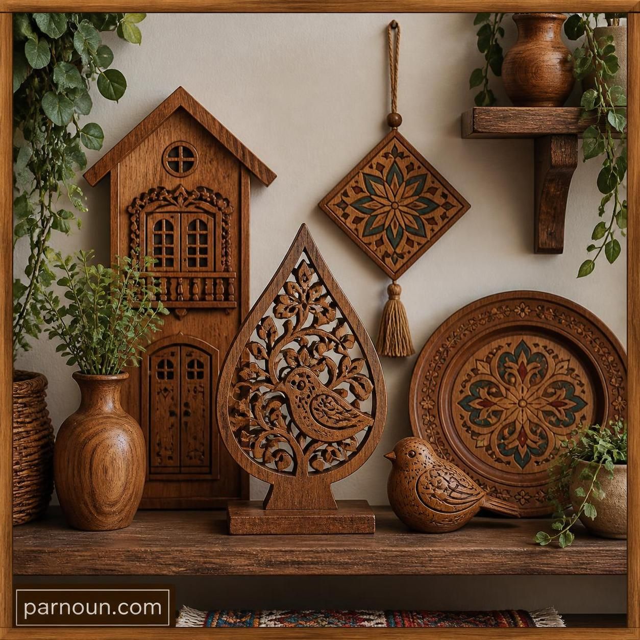 وسایل تزئینی چوبی
