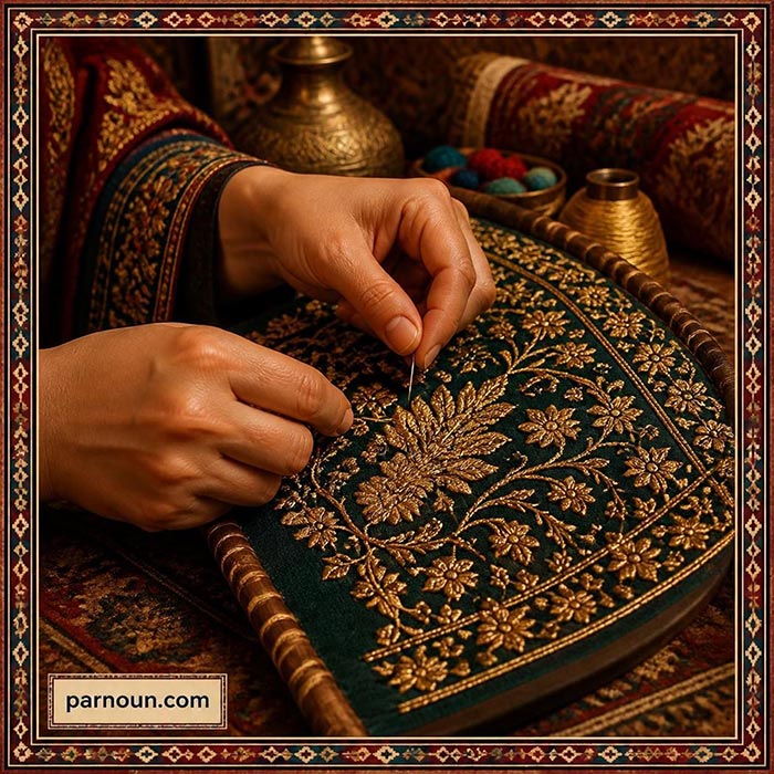 رودوزی های سنتی قزوین