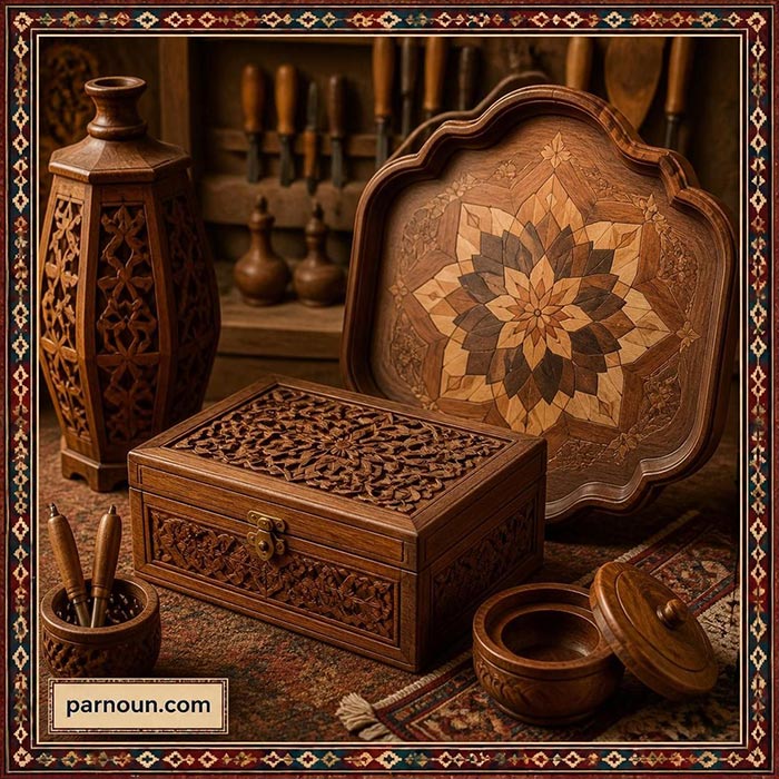 محصولات چوبی و تزئینی قزوین