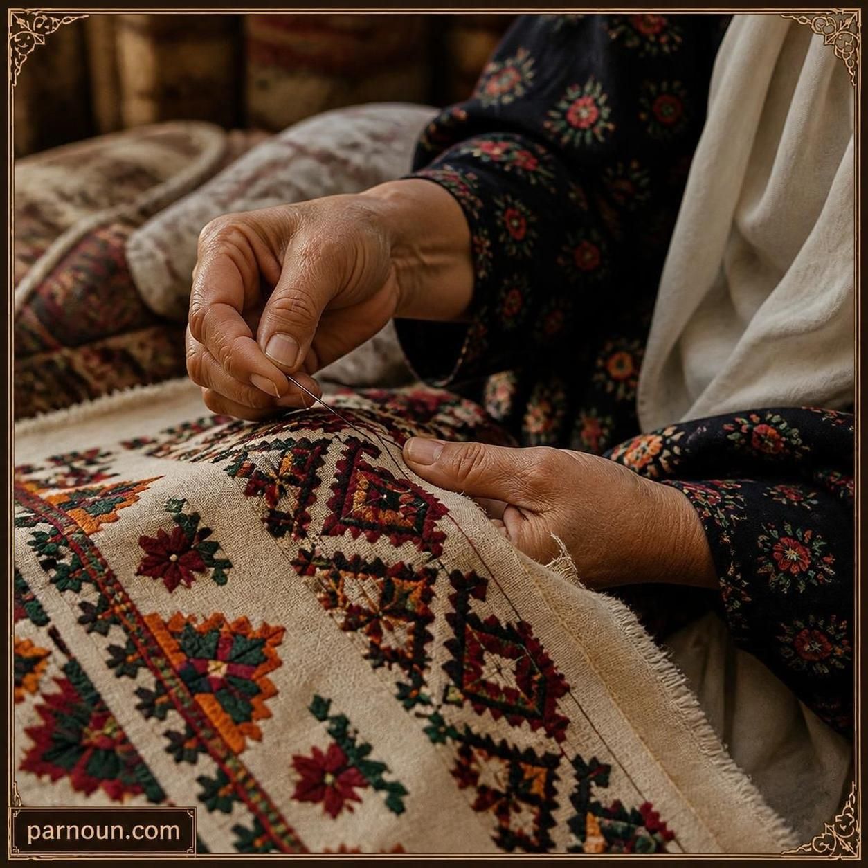 رودوزی سنتی سنندج