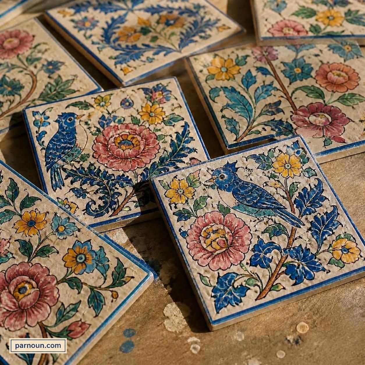 کاشی دست ساز شیراز