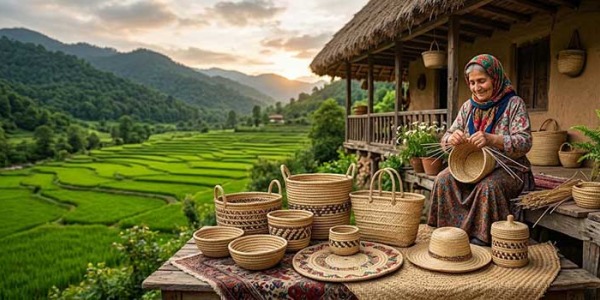 صنایع دستی حصیری شمال 